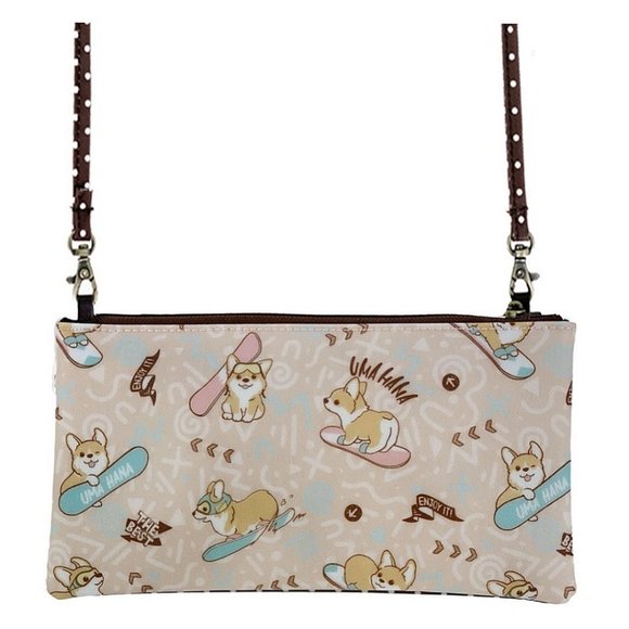 Uma Hana Handbags - Waterproof Corgi Rectangular Crossbody Purse